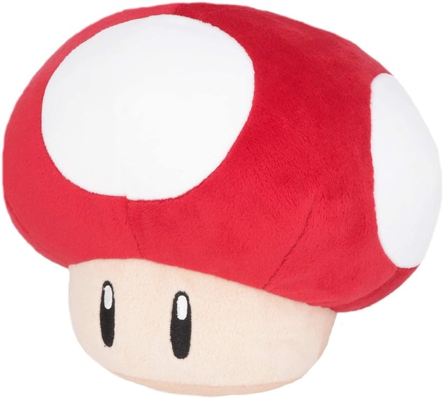 super mario plush mushroom