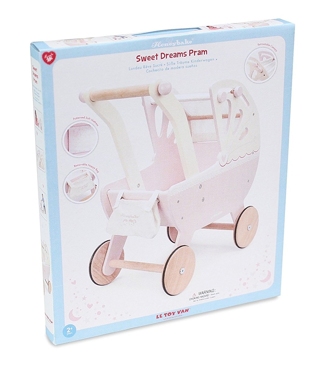 Le Toy Van: Sweet Dreams Pram - Pink image