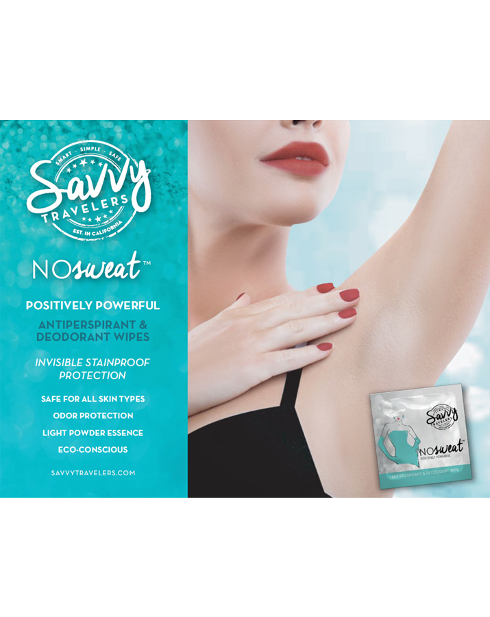 Buy No Sweat Antipersprirant & Deodorant Wipes at Mighty Ape NZ