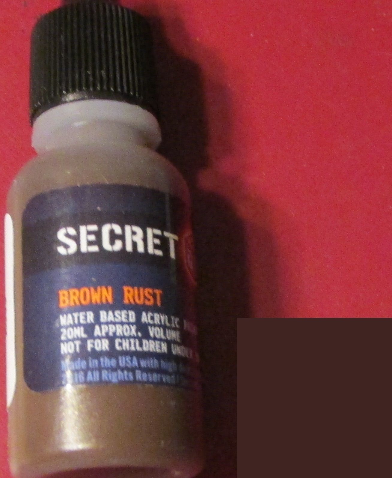 Secret Weapon Acrylics: Rust Brown image