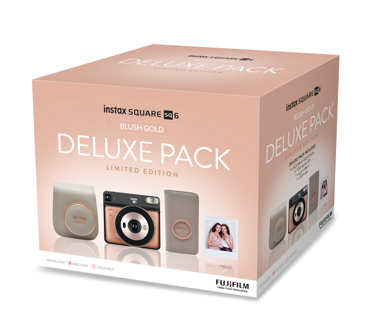 Instax: Fujifilm SQUARE SQ6 Limited Edition Deluxe Pack - Blush Gold image