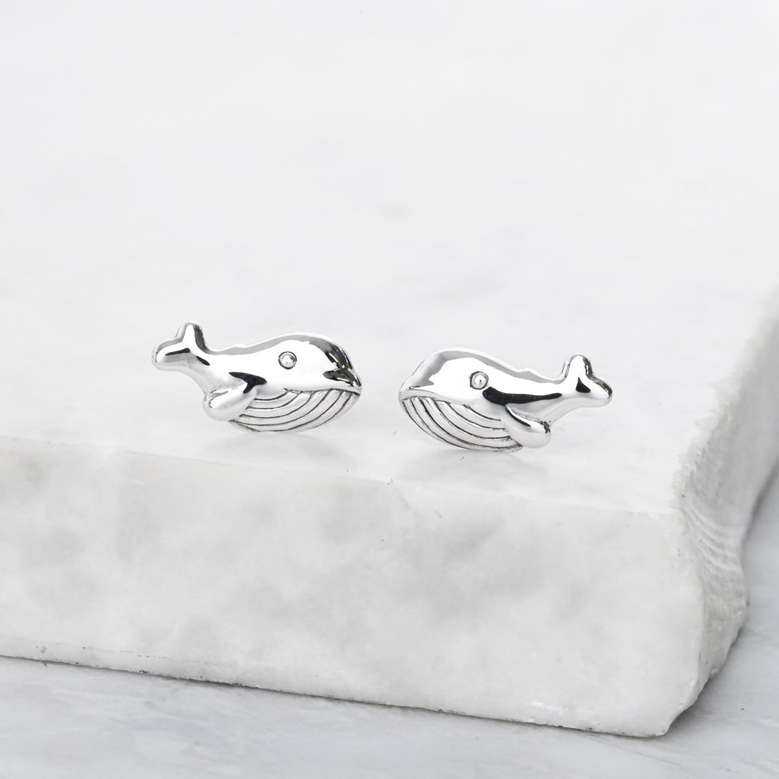Midsummer Star: Blue Whale Studs image