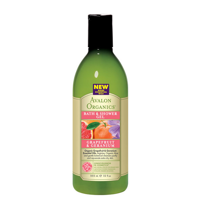 Buy Avalon Organics Bath and Shower Gel Grapefruit & Geranium (350ml