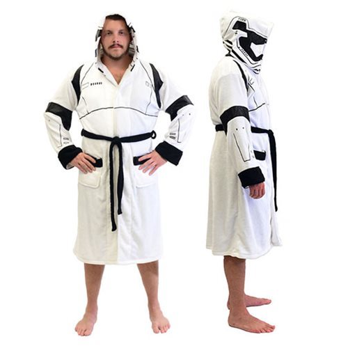 Star Wars Hooded Fleece Stormtrooper Bathrobe image