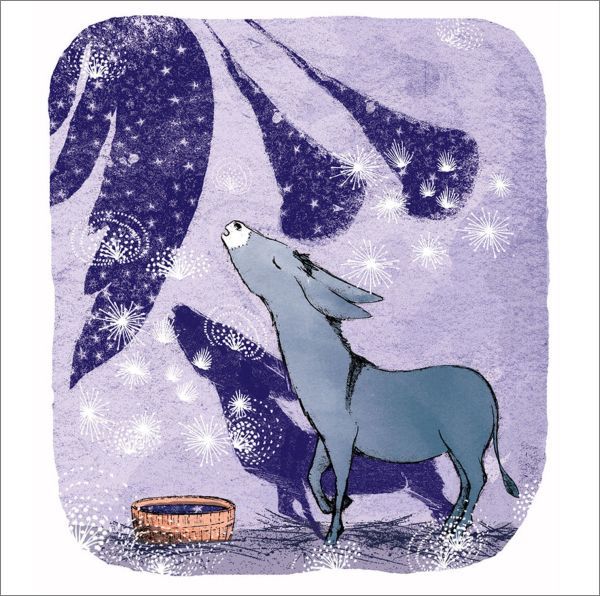 Canns Down Press: Boxed Christmas Cards - Donkey Rejoicing image