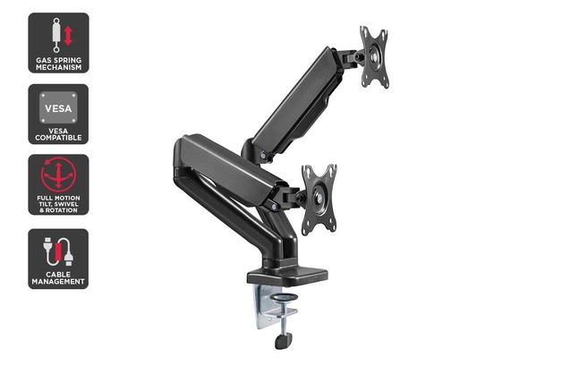 Kogan Full Motion Gas Spring Dual 
