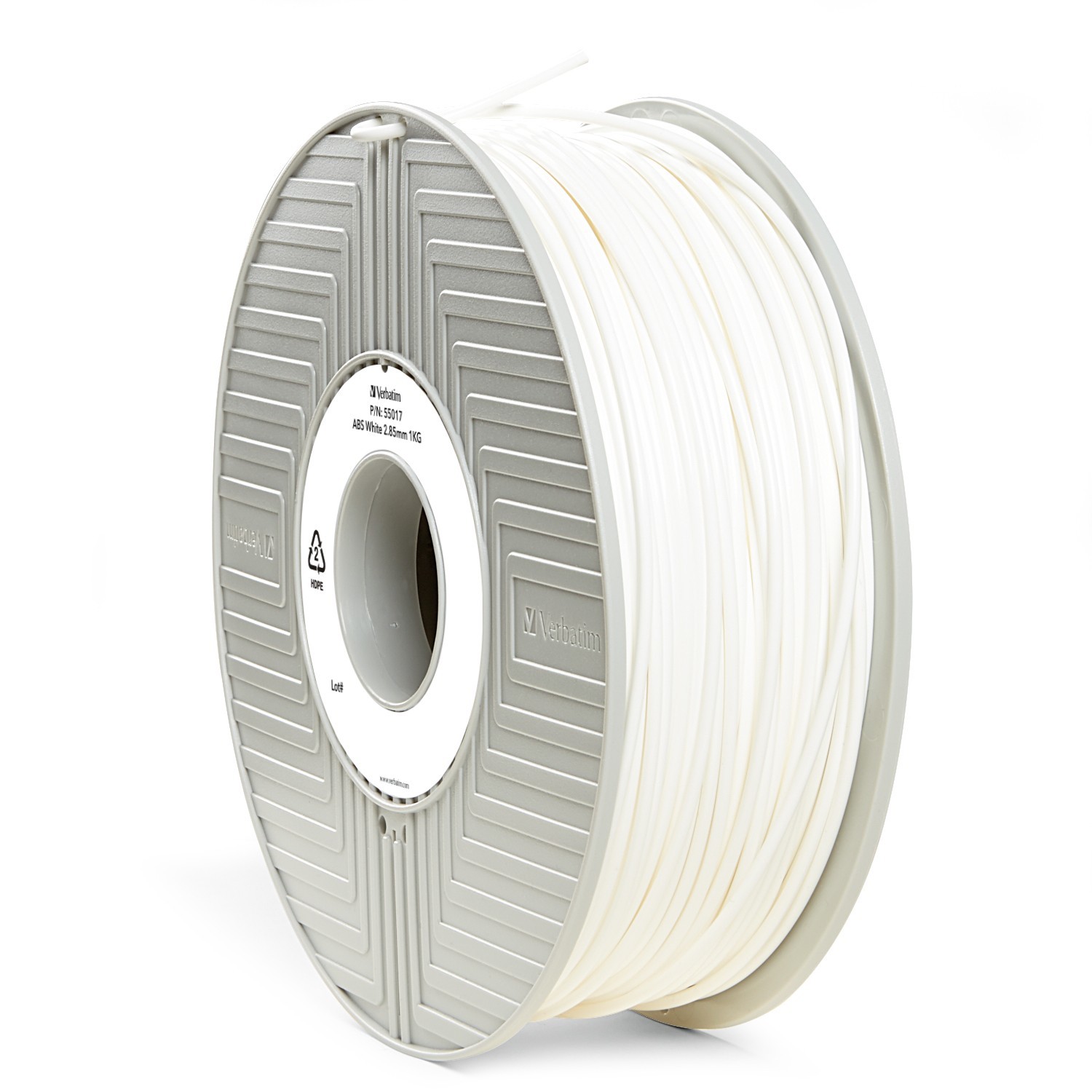 Verbatim 3D Printer ABS 3.00mm Filament - 1kg (White)