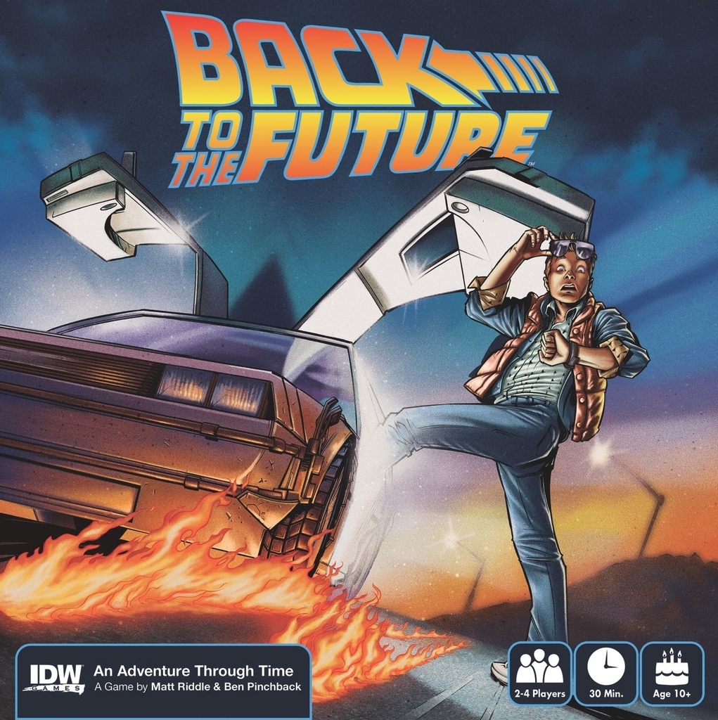 Back to the Future: An Adventure Through Time - Board Game image