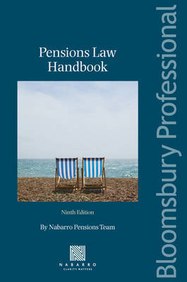 Pensions Law Handbook by Pensions Dept Nabarro Nathanson image