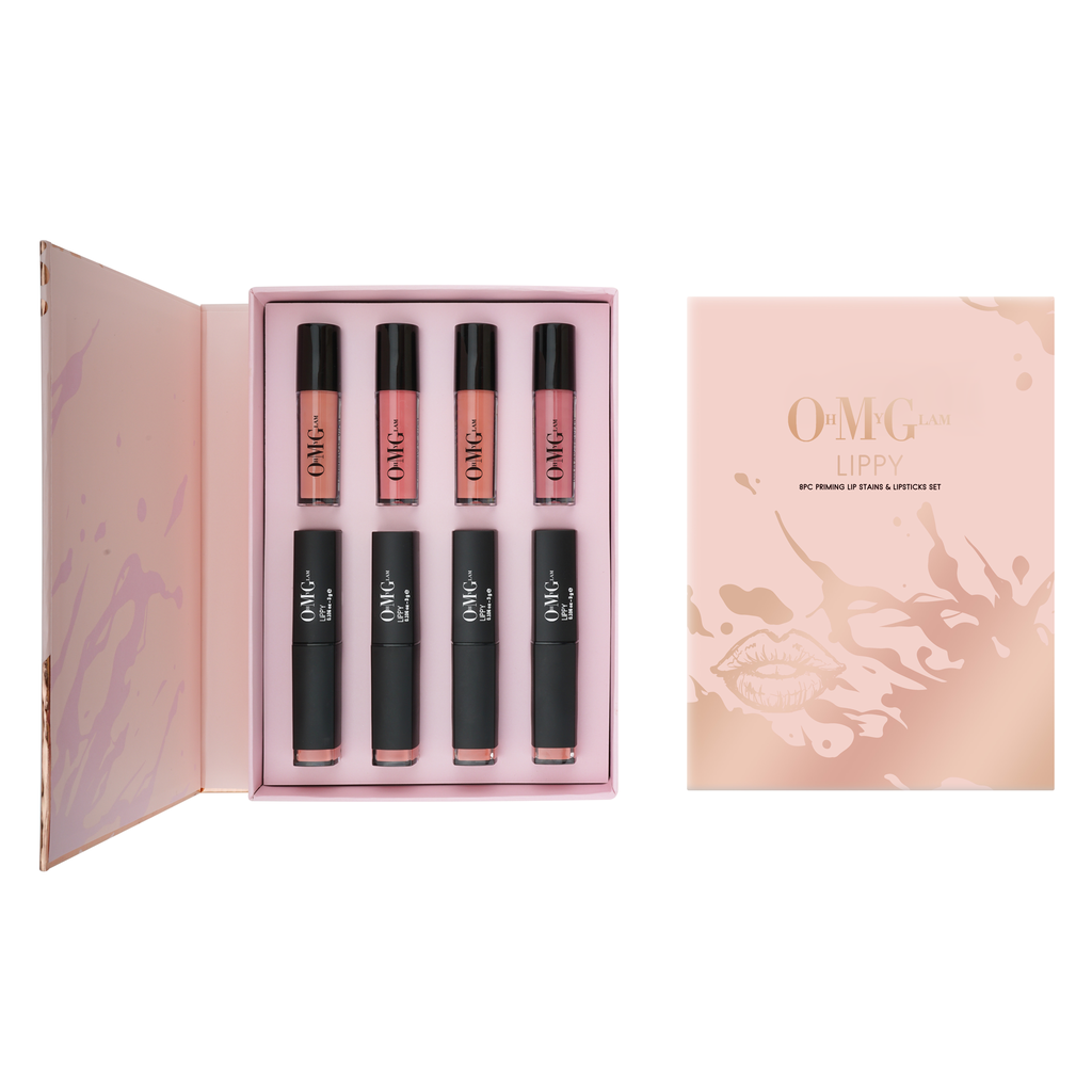 Buy OMG Priming Lip Stains & Lipsticks Set (Set of 8) at Mighty Ape NZ