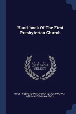 Hand-Book of the First Presbyterian Church by VA image