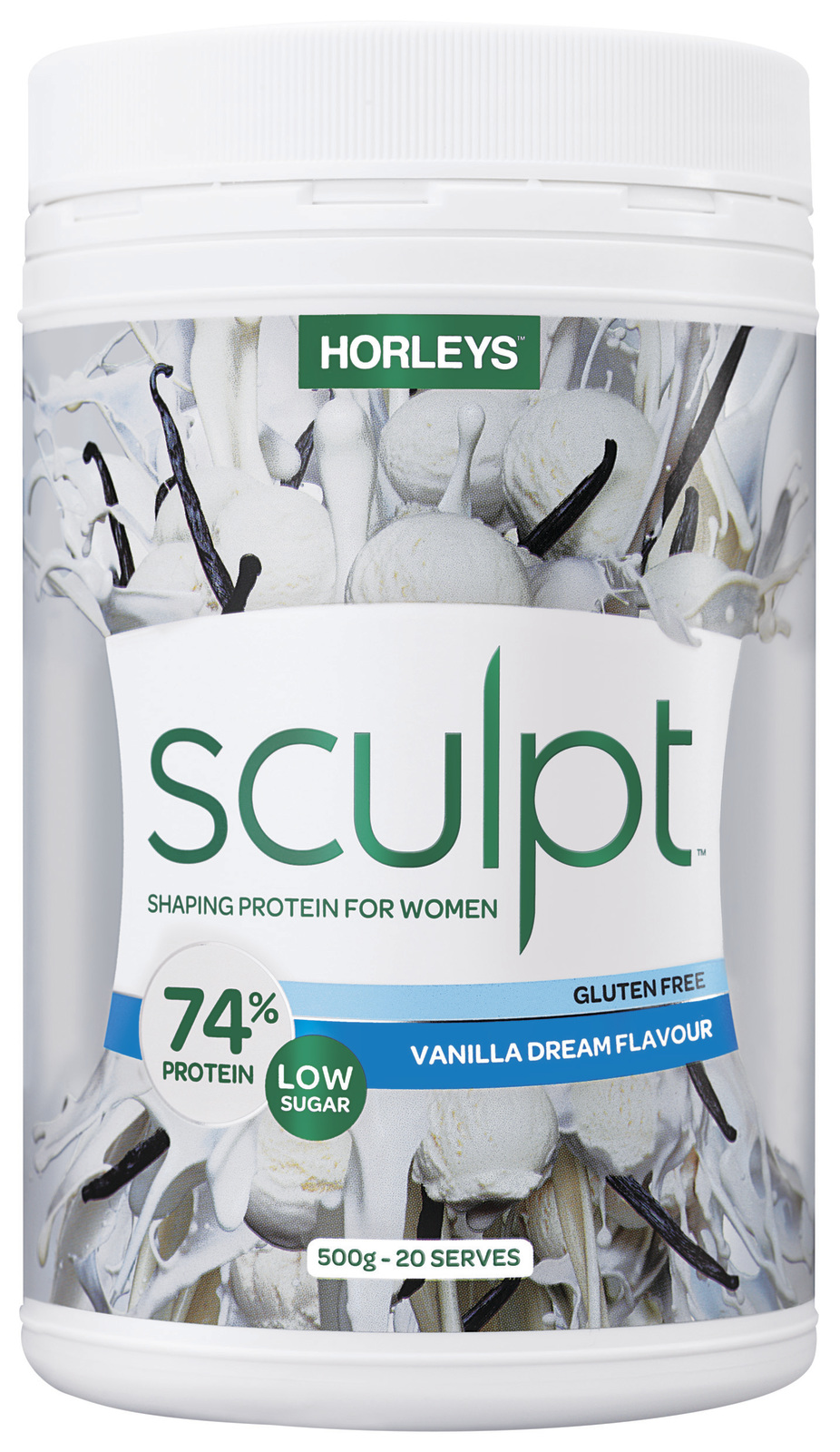 Horleys Sculpt Protein Powder - Vanilla Dream (500g) image