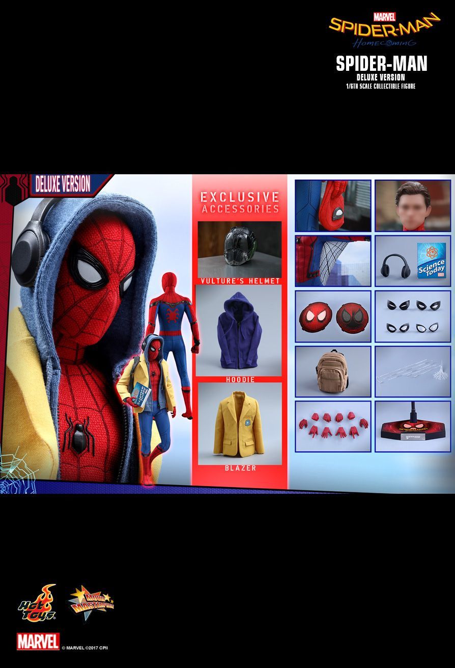 Spider-Man: Homecoming: Spider-Man (Deluxe Ver.) - 12" Articulated Figure image
