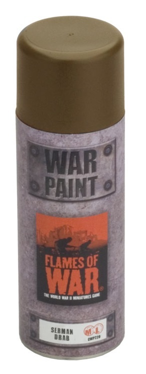 Flames of War: Paint Spray Can - Sherman Drab (400ml) image