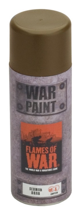 Flames of War: Paint Spray Can - Sherman Drab image