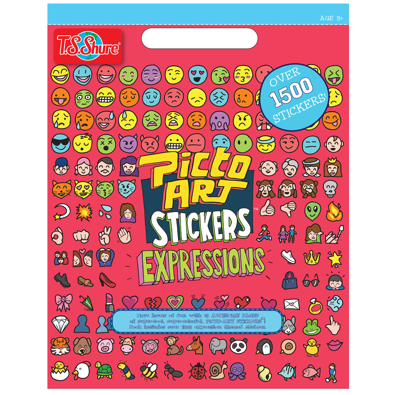 Pictoart Expressions Stickers Book Toy At Mighty Ape Australia