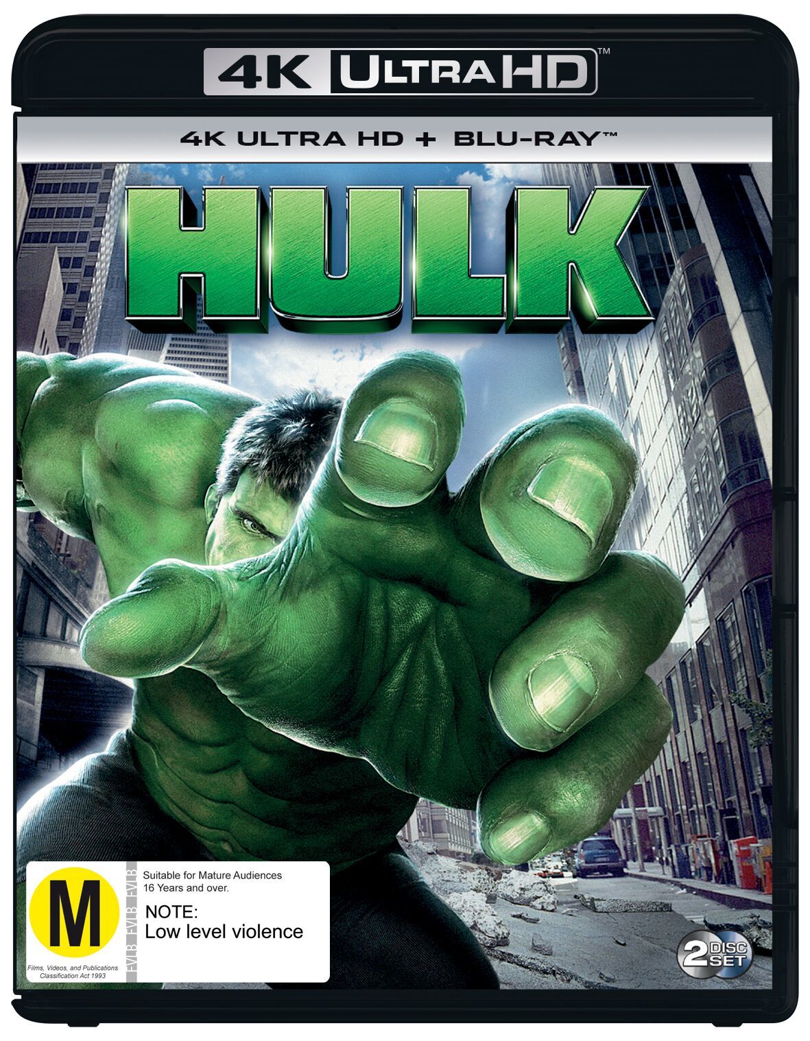 Hulk (2003) (4K UHD + Blu-ray) on Blu-ray, UHD Blu-ray image