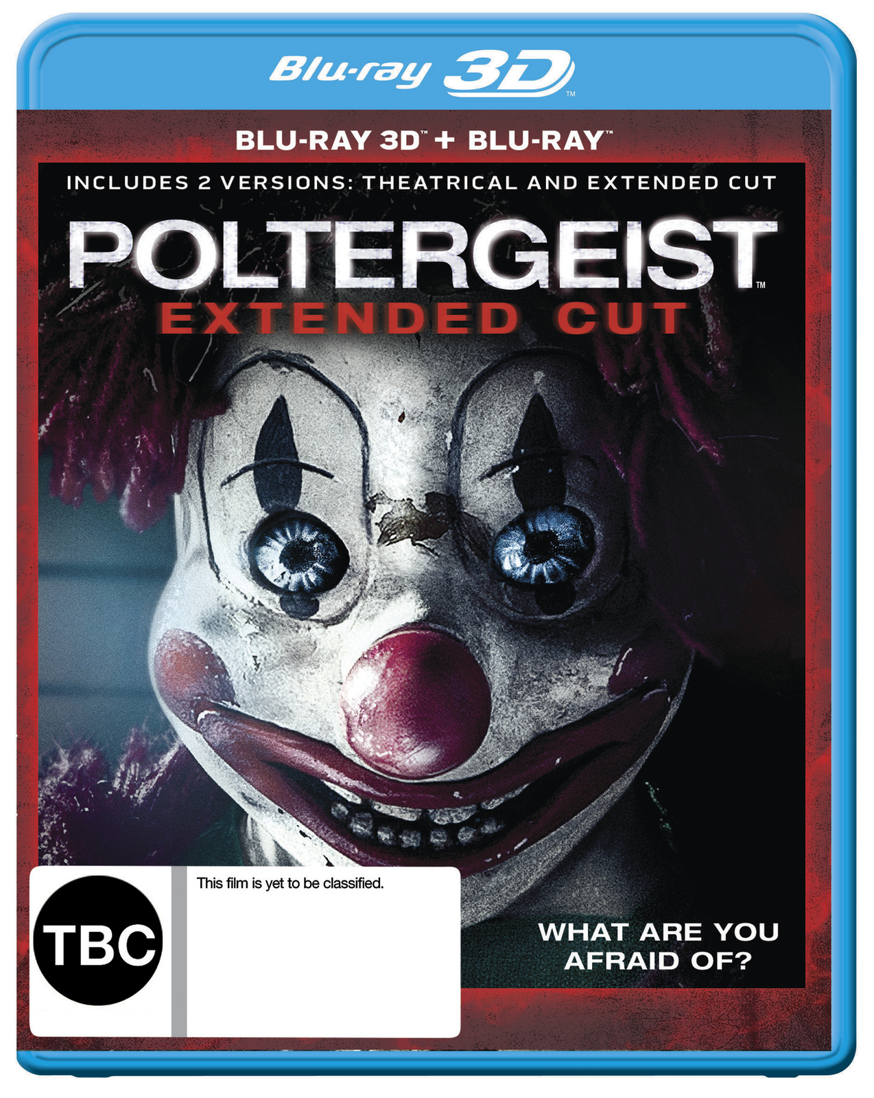 Poltergeist - Extended Cut on Blu-ray, 3D Blu-ray