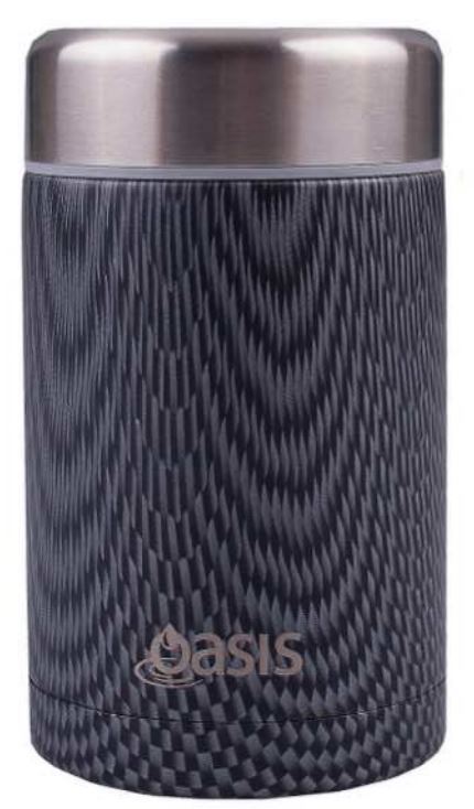 Oasis Stainless Steel Insulated Food Flask - Graphite (450ml)