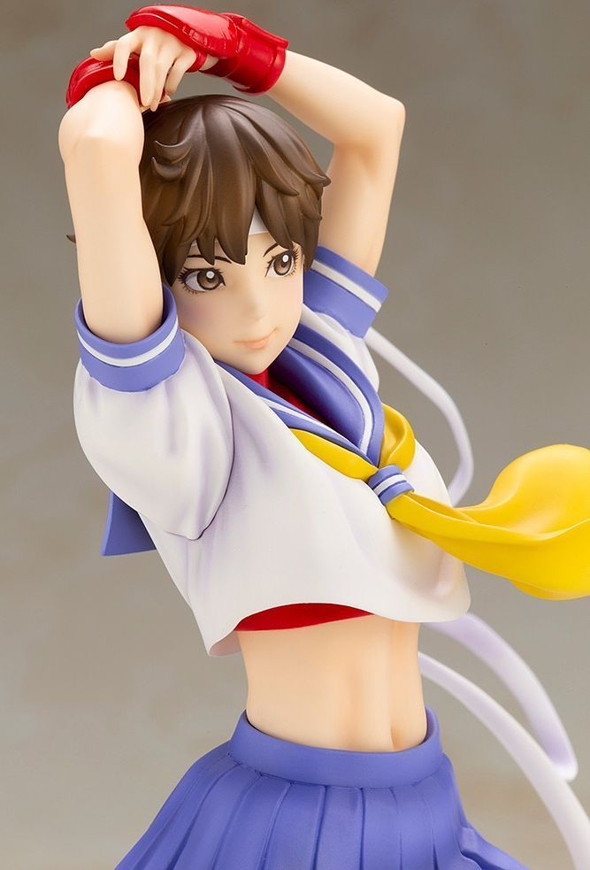 Street Fighter Bishoujo: 1/7 Sakura -Round 2- PVC Figure image