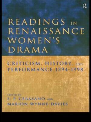 Readings in Renaissance Women's Drama image
