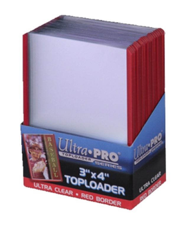 Ultra Pro: Toploaders - 3x4 Red Border image