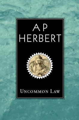Uncommon Law by A.P. Herbert image
