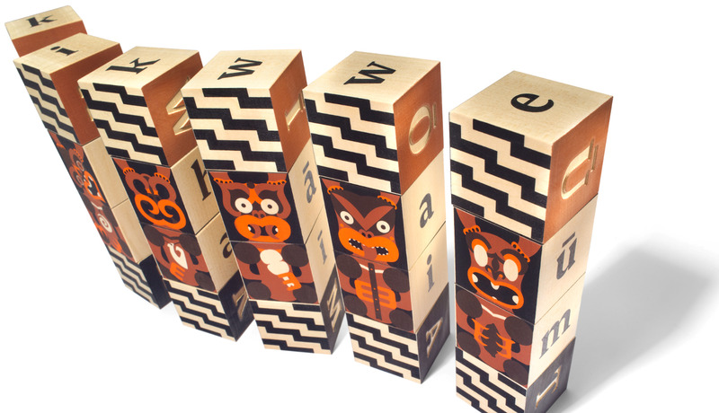 Uncle Goose - Maori Alphabet Block Set