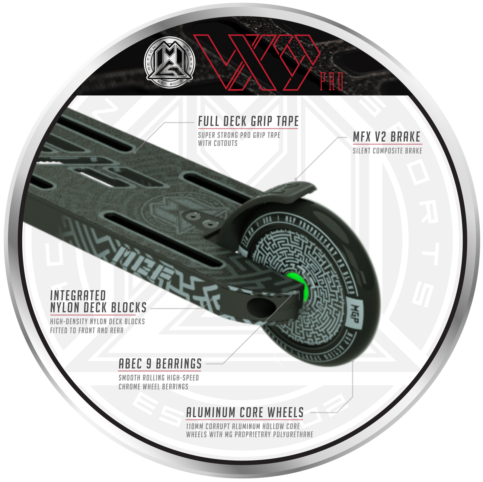 MADD Gear: VX9 Pro Scooter - Black image