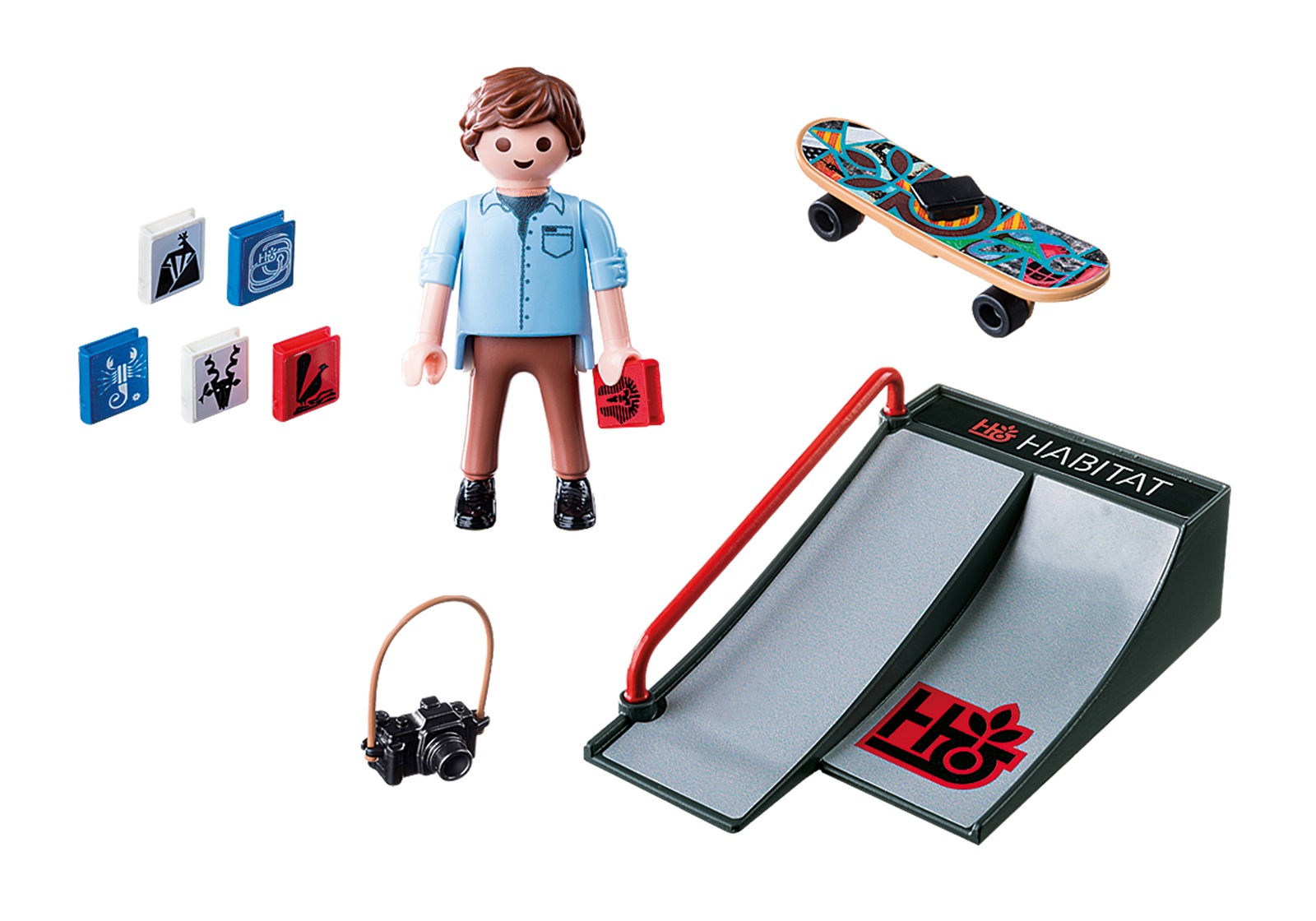 Playmobil: Skateboarder with Ramp (9094) image