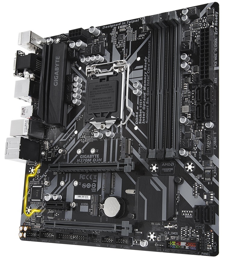 Gigabyte H370M D3H MATX Motherboard