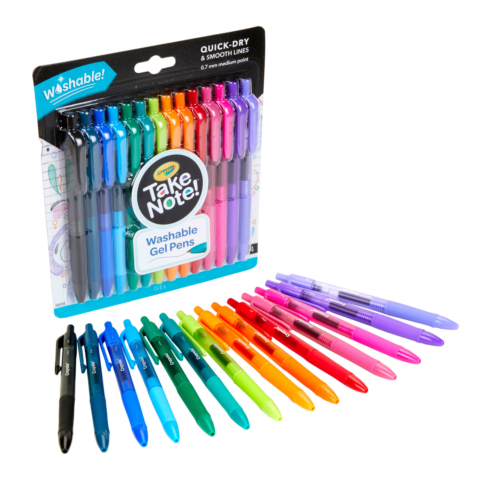 Crayola: Take Note - Washable Gel Pens (14pc) image