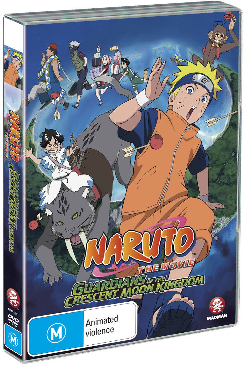 Naruto - The Movie 3: Guardians of the Crescent Moon Kingdom on DVD