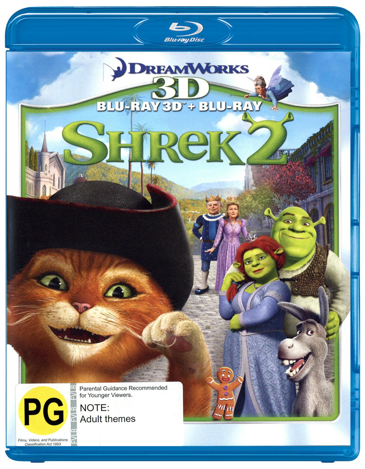 Shrek 2 - 3D Combo on Blu-ray, 3D Blu-ray image