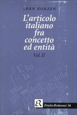 L'articolo Italiano Fra Concetto Ed Entita by Iorn Korzen image