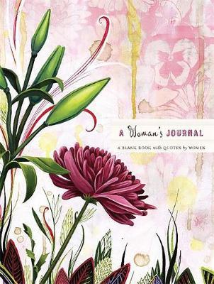 A Woman's Journal: A Blank Book With Quotes by Women (Large) by Cindy De La Hoz image