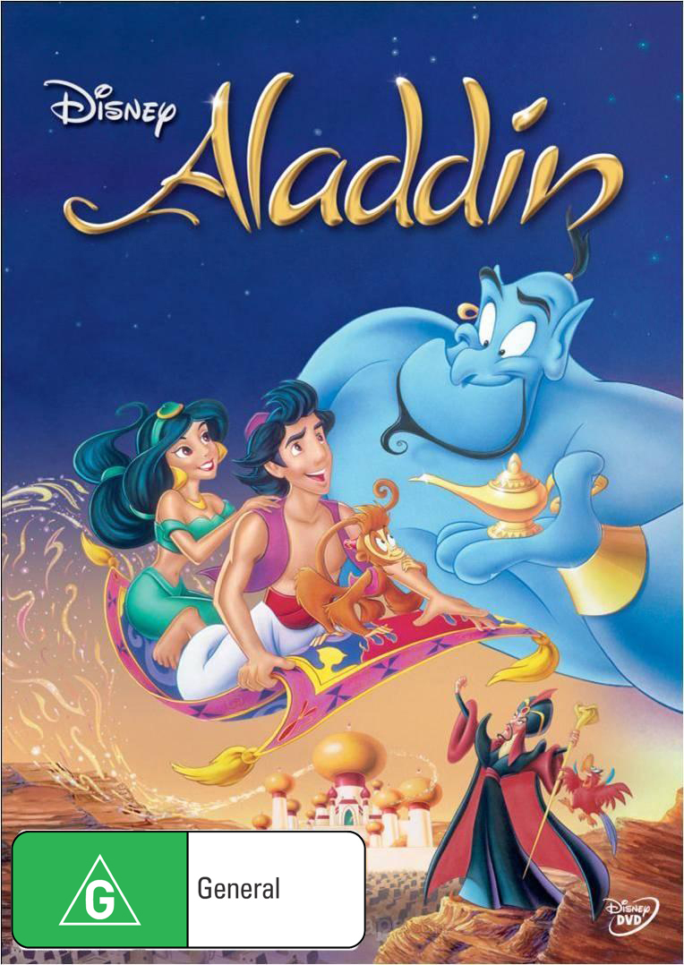 Aladdin on DVD image