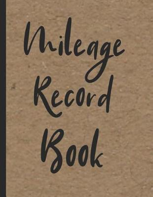 Mileage Record Book by Zeezee Books image