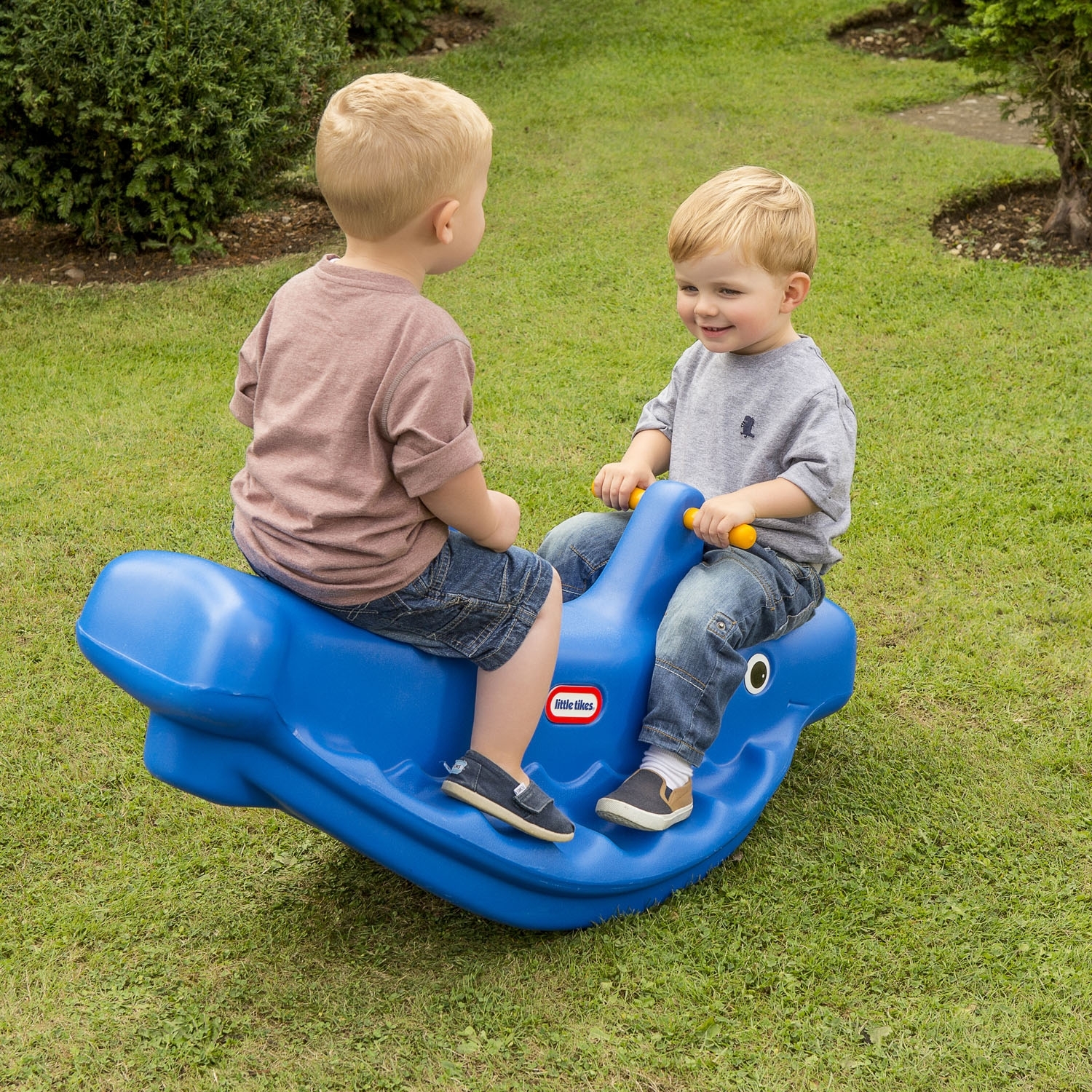 Whale Teeter Totter - Blue image