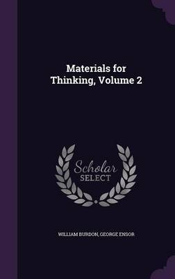 Materials for Thinking, Volume 2 image