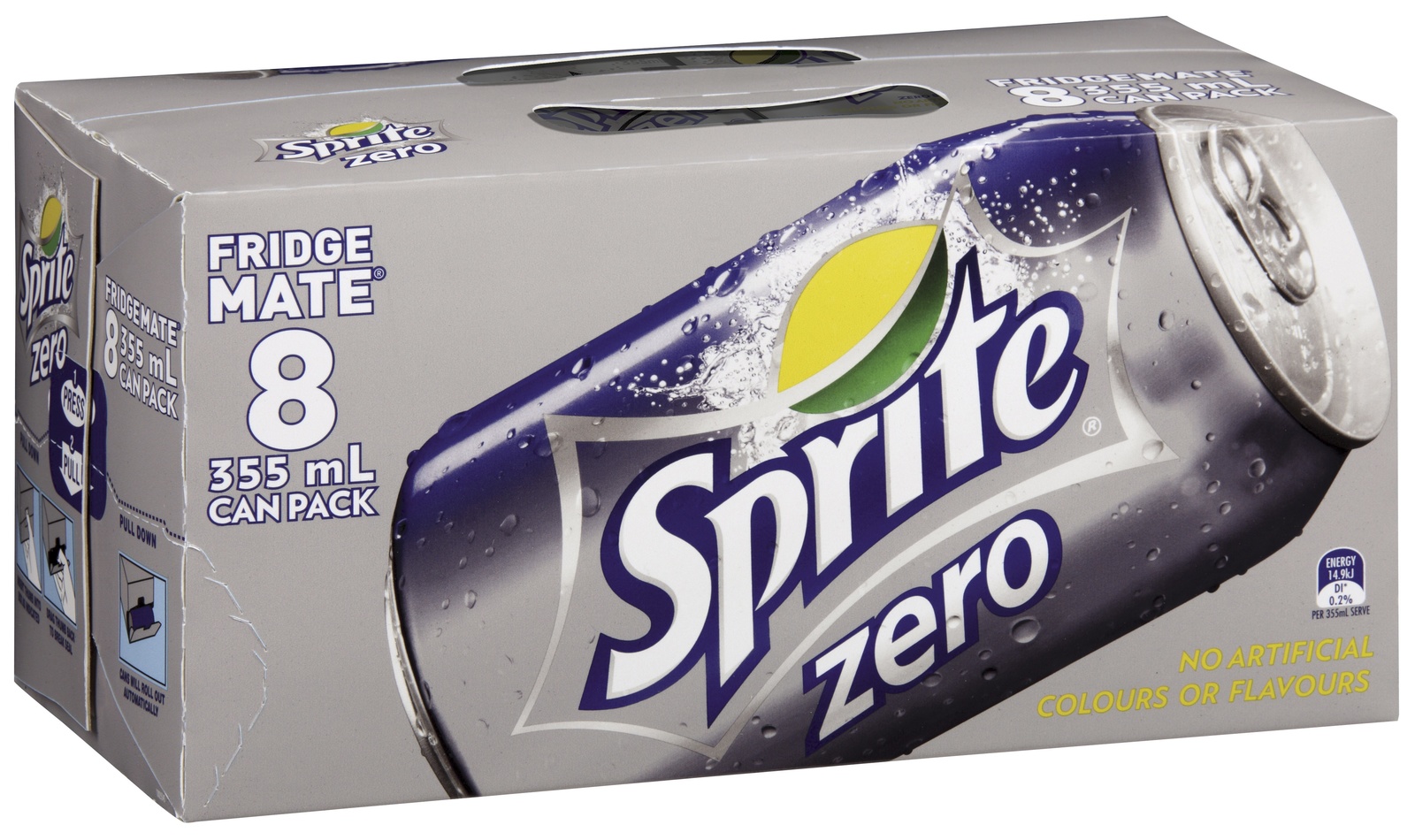 Sprite Zero Soft Drink Cans - 8 Pack (330ml) image