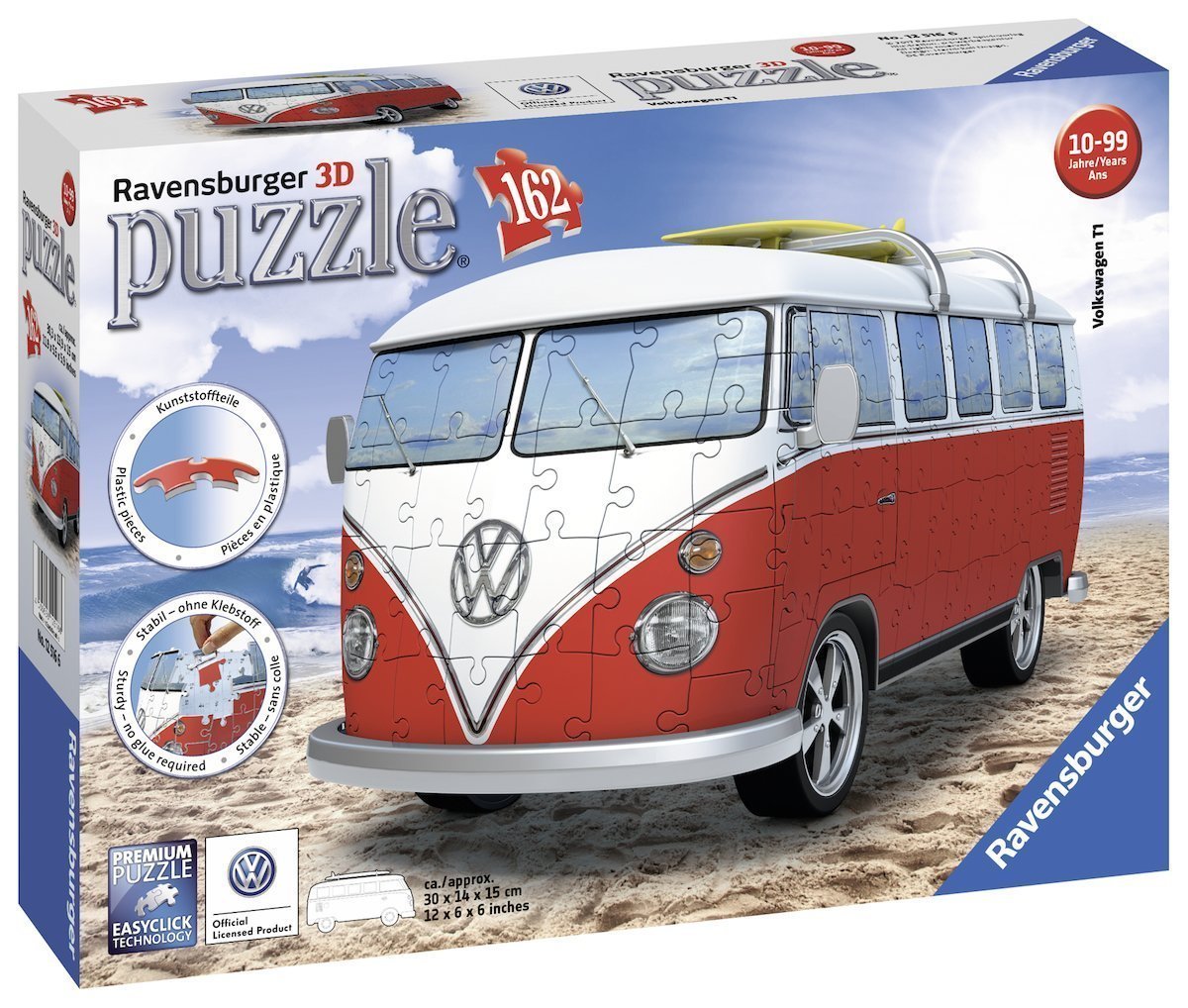Ravensburger: VW Combi Bus Puzzle 3D Puzzle - 162pc image