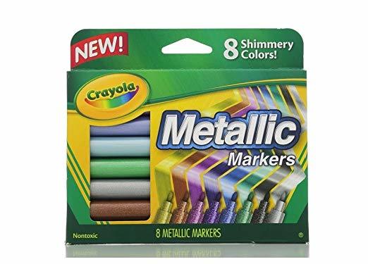 Crayola Metallic Markers 8pc image