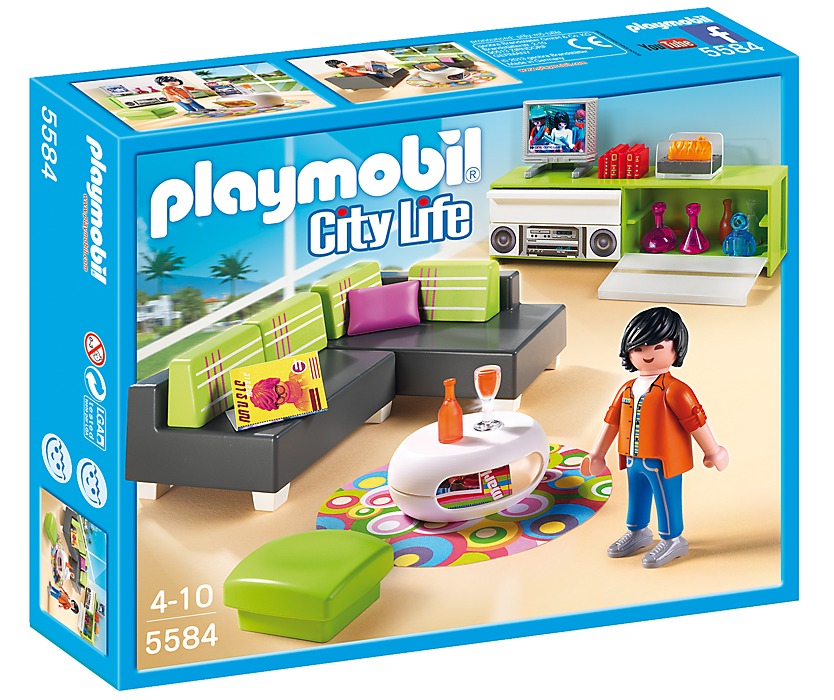 Buy Playmobil Modern Living Room (5584) at Mighty Ape NZ