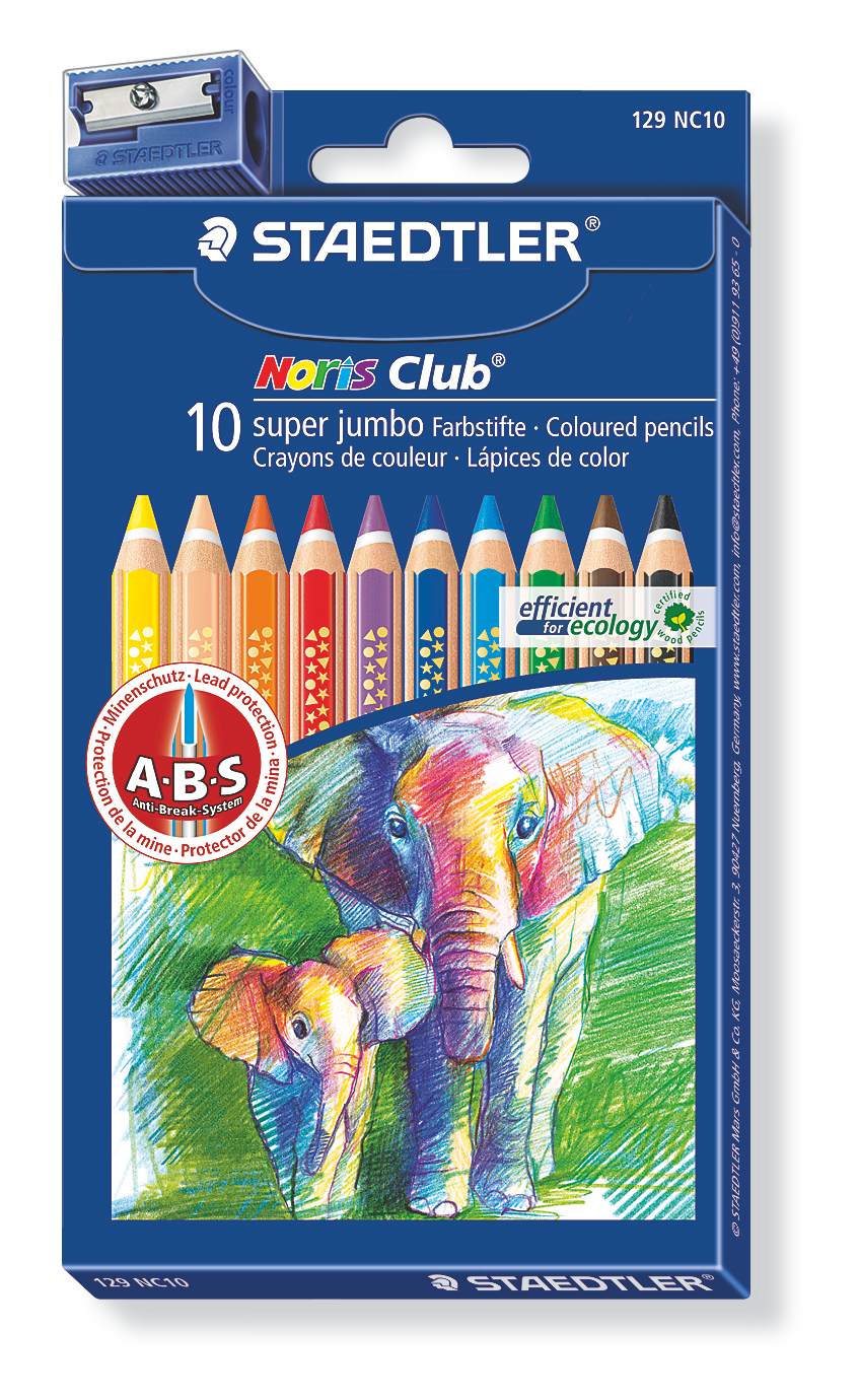 Buy Staedtler Noris Club Jumbo Coloured Pencils at Mighty Ape NZ