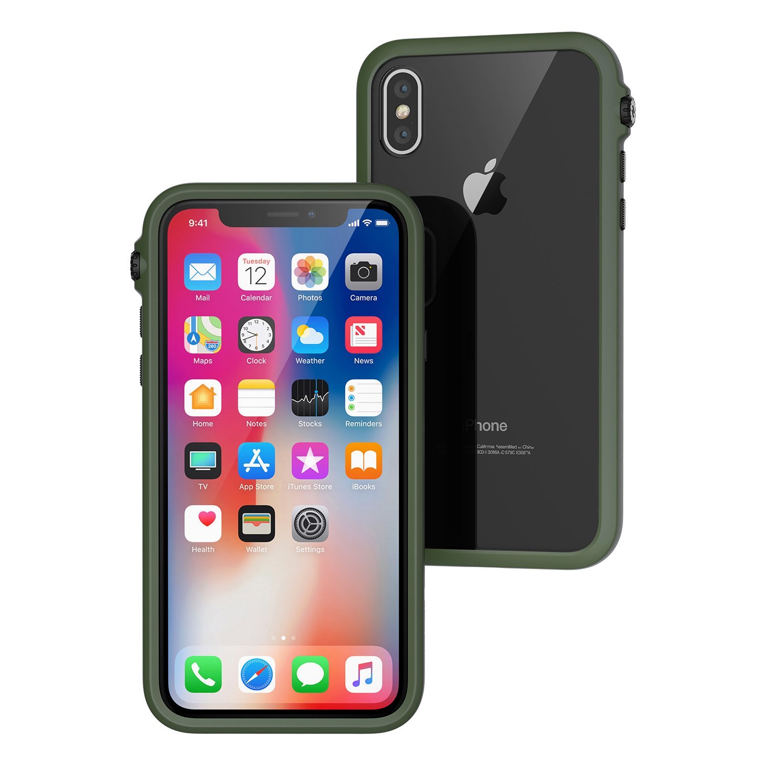 CATALYST Impact Protection case for iPhone 8 Plus (Green/Black) image