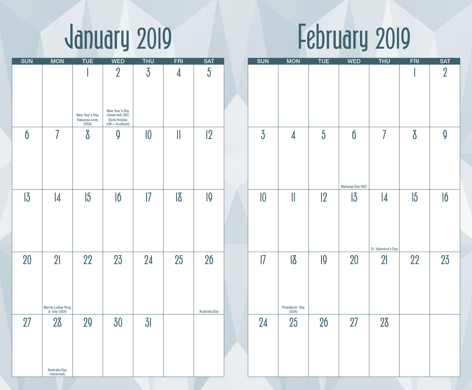 Posh: Crystal Splendor 2018-2019 Monthly/Weekly Planning Calendar by Andrews McMeel Publishing image