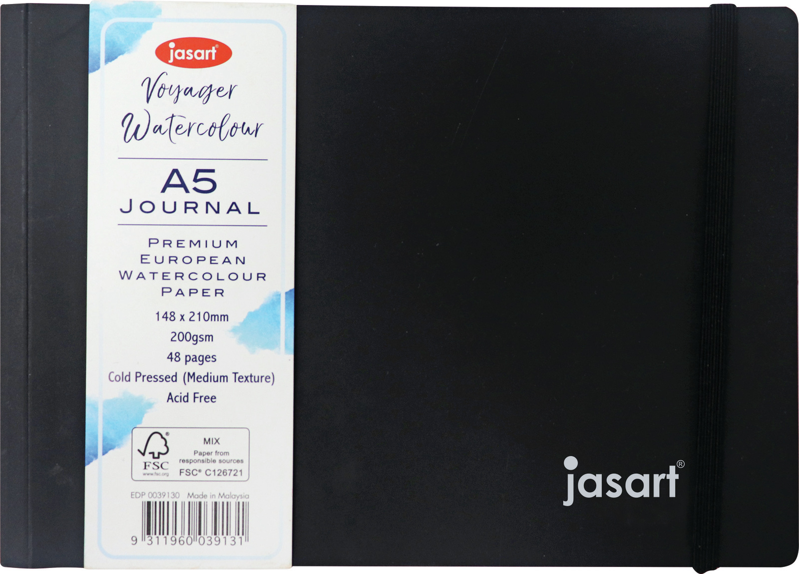 Jasart: Voyager Watercolour Journal - A5 Landscape (200gsm) image