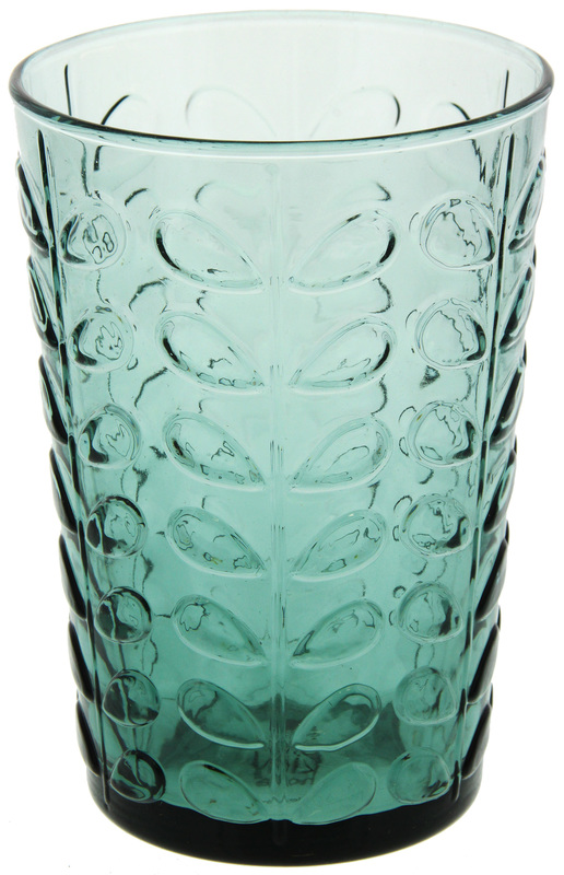 Orla Kiely Linear Stem Highball Tumbler Blue At Mighty Ape Nz