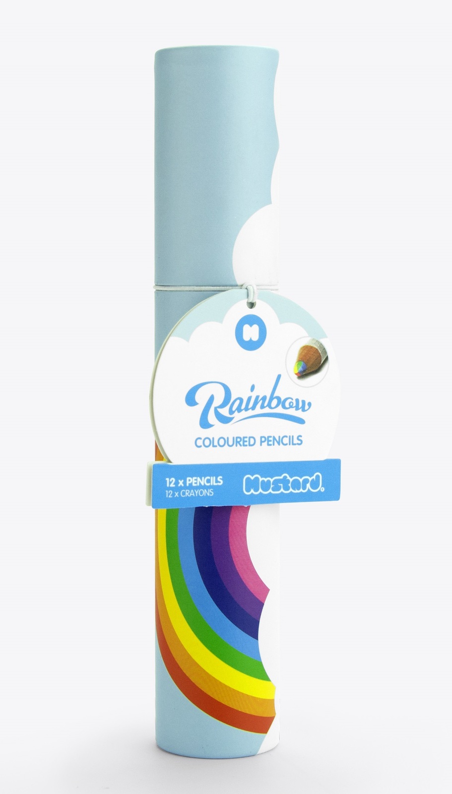 Rainbow Pencils - Pencils in a Tube (12 pack)